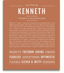 Kenneth Kenneth | Name Art Print – Name Stories