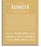 Kenneth Kenneth | Name Art Print – Name Stories