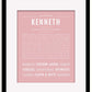 Frame Options | Dusty Rose | Black Frame, Matted