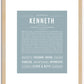 Kenneth | Name Art Print