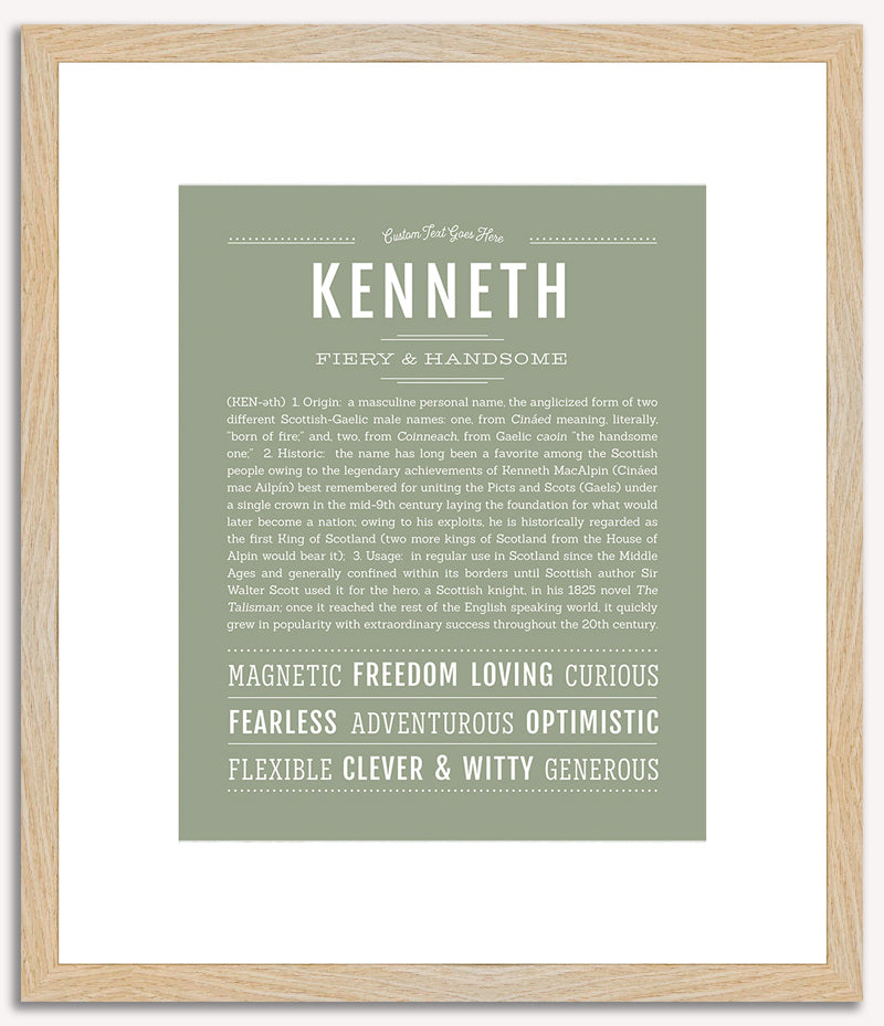 Kenneth | Name Art Print