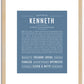 Kenneth | Name Art Print