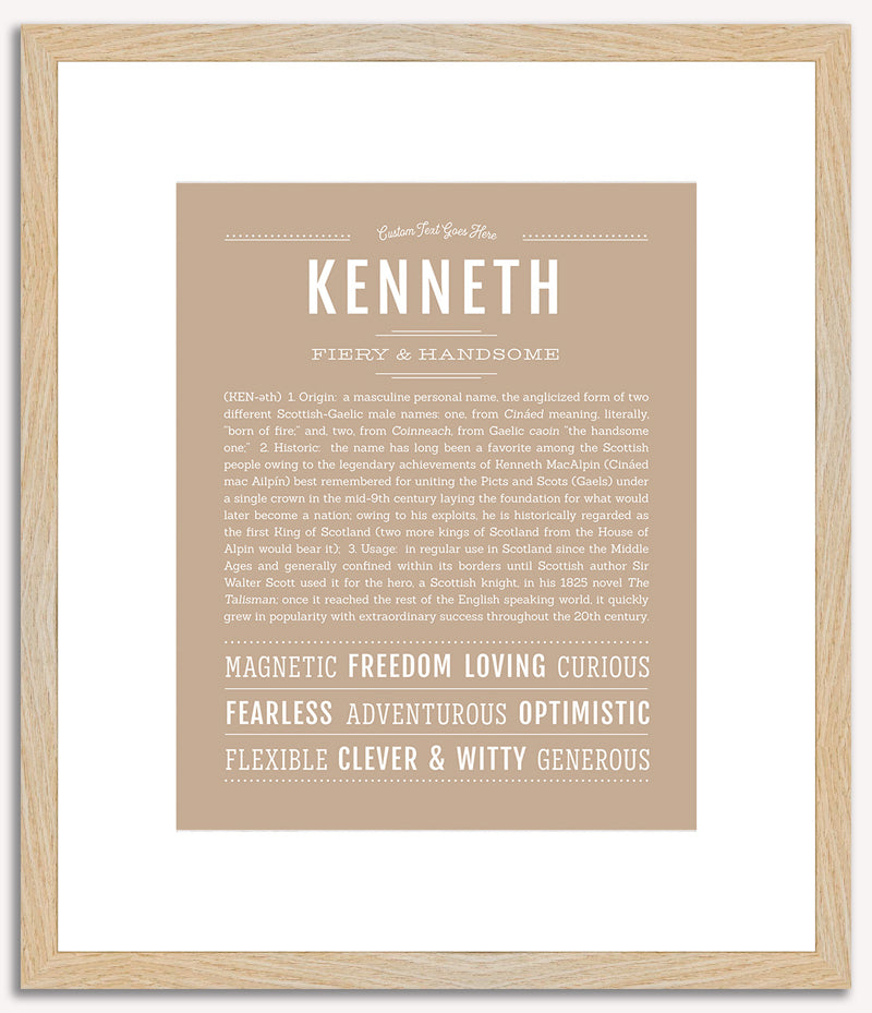 Kenneth | Name Art Print