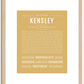 Kensley | Name Art Print