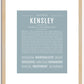 Kensley | Name Art Print