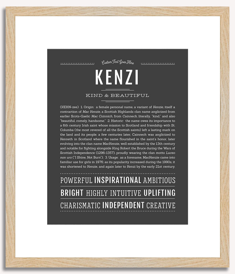 Kenzi | Name Art Print