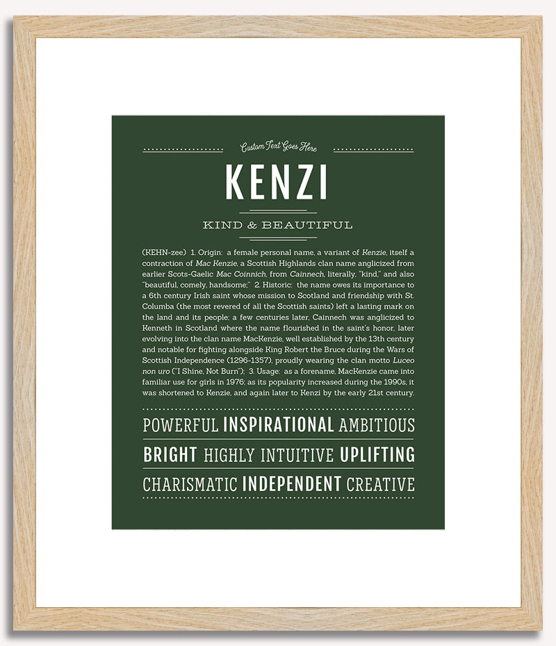 Kenzi | Name Art Print