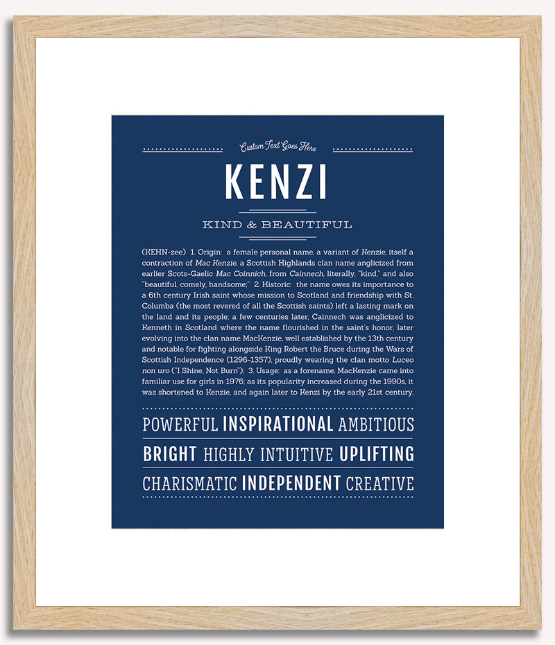 Kenzi | Name Art Print