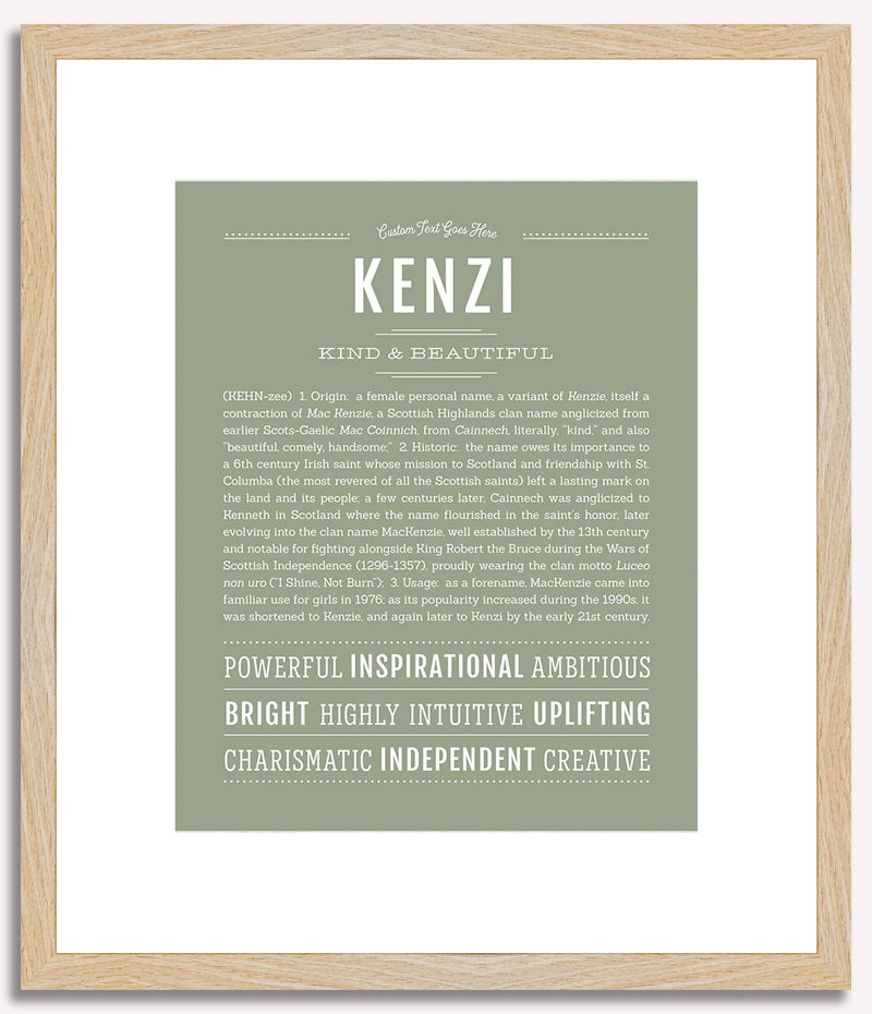 Kenzi | Name Art Print