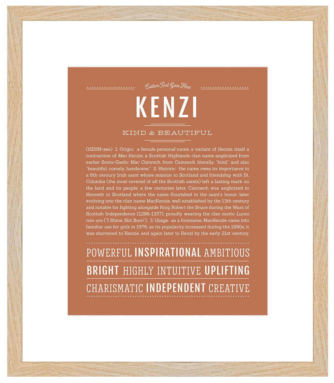 Kenzi | Name Art Print