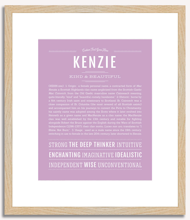 Kenzie | Name Art Print