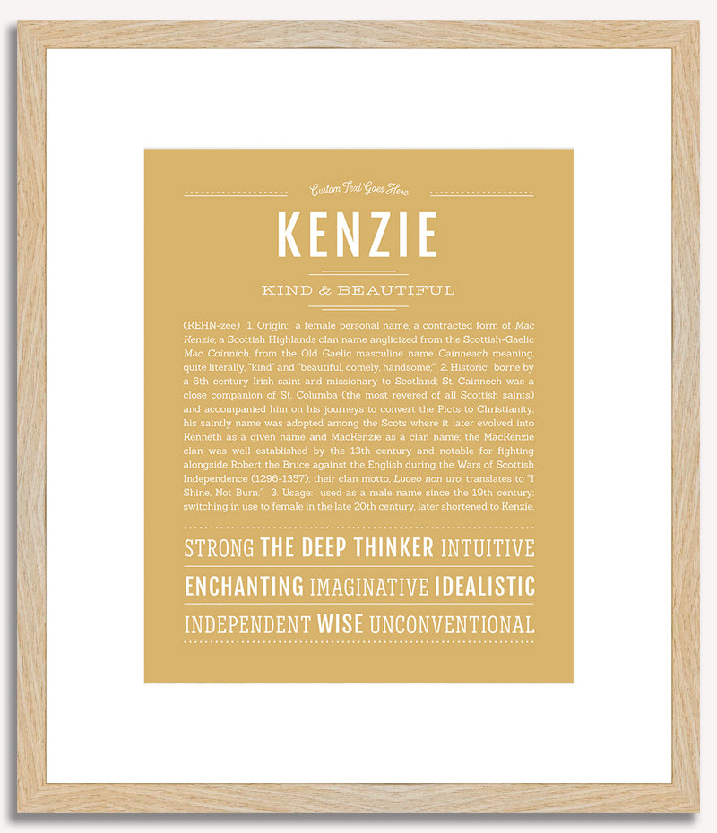 Kenzie | Name Art Print