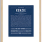 Kenzie | Name Art Print