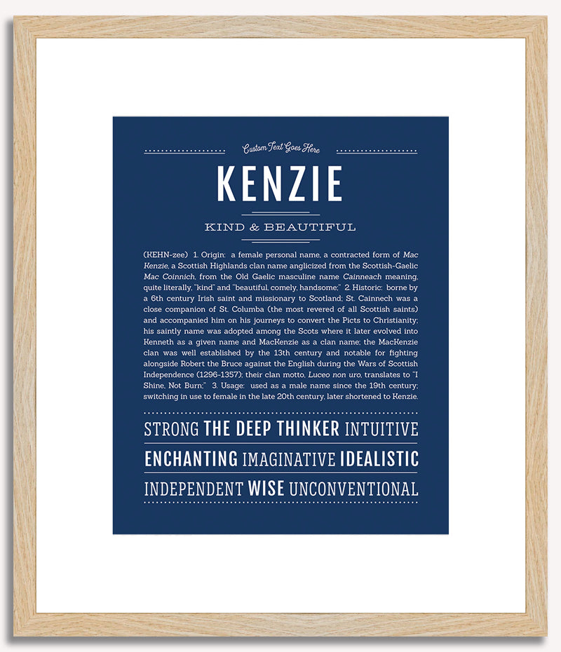 Kenzie | Name Art Print