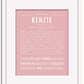 Frame Options | Dusty Rose | White Frame, Matted