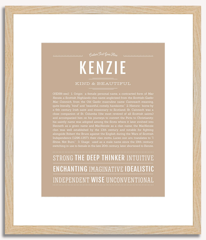 Kenzie | Name Art Print