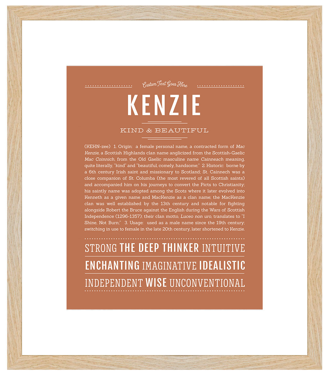 Kenzie | Name Art Print