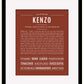 Frame Options | Bordeaux | Black Frame, Matted
