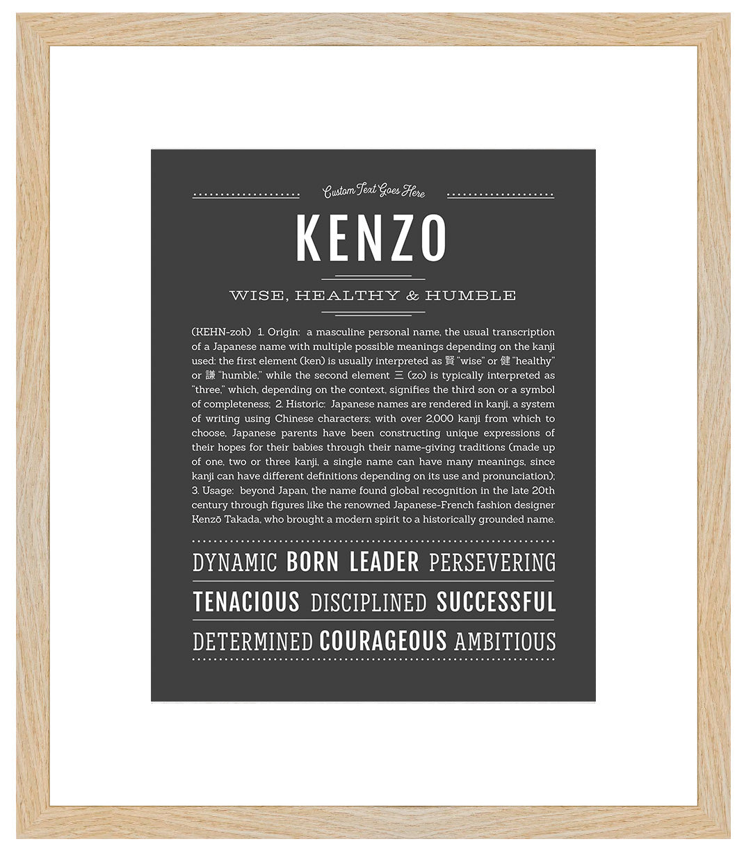 Frame Options | Charcoal Gray | Maple Frame, Matted