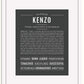 Frame Options | Charcoal Gray | White Frame, Matted