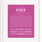 Frame Options | Dark Pink | White Frame, Matted