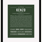 Frame Options | Deep Forest | Black Frame, Matted