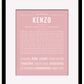 Frame Options | Dusty Rose | Black Frame, Matted