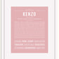 Frame Options | Dusty Rose | White Frame, Matted