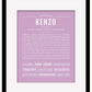Frame Options | Lilac | Black Frame, Matted