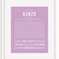 Frame Options | Lilac | White Frame, Matted