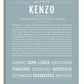 Frame Options | Powder Blue | No Frame