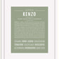 Frame Options | Sage | White Frame, Matted