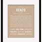 Frame Options | Tan | Black Frame, Matted