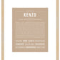 Frame Options | Tan | Maple Frame, Matted