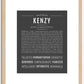 Kenzy | Name Art Print