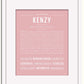 Frame Options | Dusty Rose | White Frame, Matted