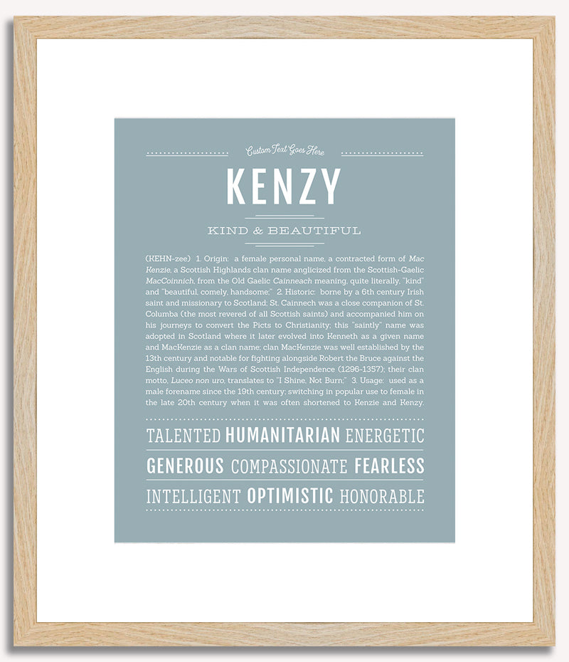 Kenzy | Name Art Print