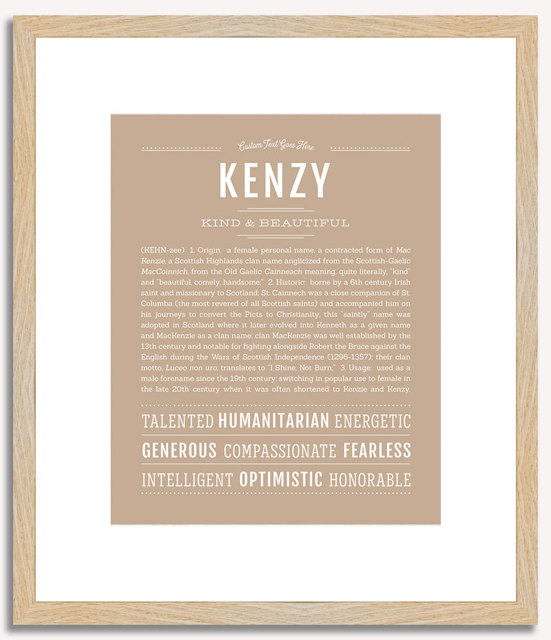 Kenzy | Name Art Print