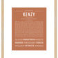 Kenzy | Name Art Print