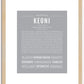 Keoni | Name Art Print