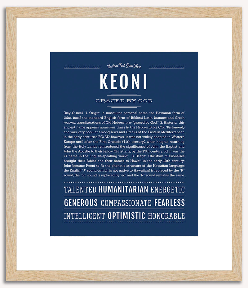 Keoni | Name Art Print