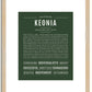 Keonia | Name Art Print