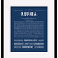 Keonia | Name Art Print
