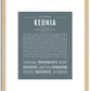 Keonia | Name Art Print