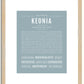 Keonia | Name Art Print