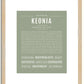 Keonia | Name Art Print