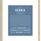 Keonia | Name Art Print