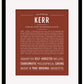 Kerr | Name Art Print
