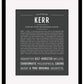 Kerr | Name Art Print