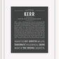 Kerr | Name Art Print